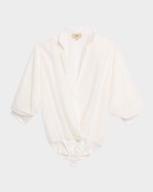 JBQ White Marceline Bodysuit