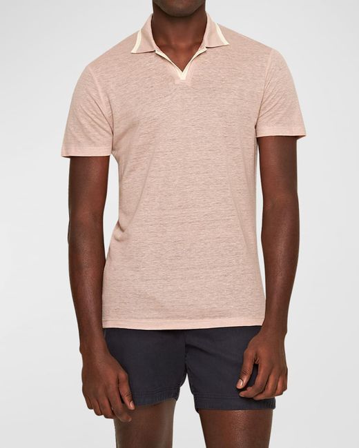 Orlebar Brown Multicolor Felix Linen Pique Polo Shirt for men