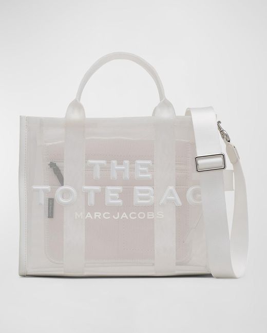 Marc Jacobs Gray The Medium Mesh Tote Bag