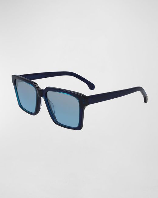 Paul Smith Blue Austin Square Sunglasses for men