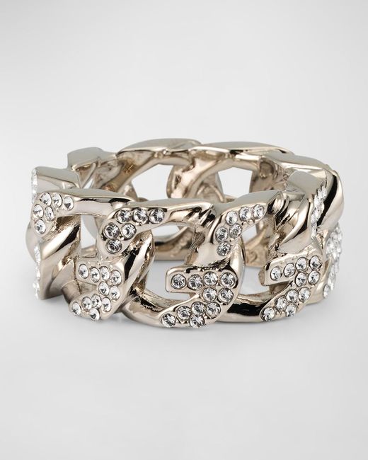 Givenchy Metallic G-Chain Crystal Ring