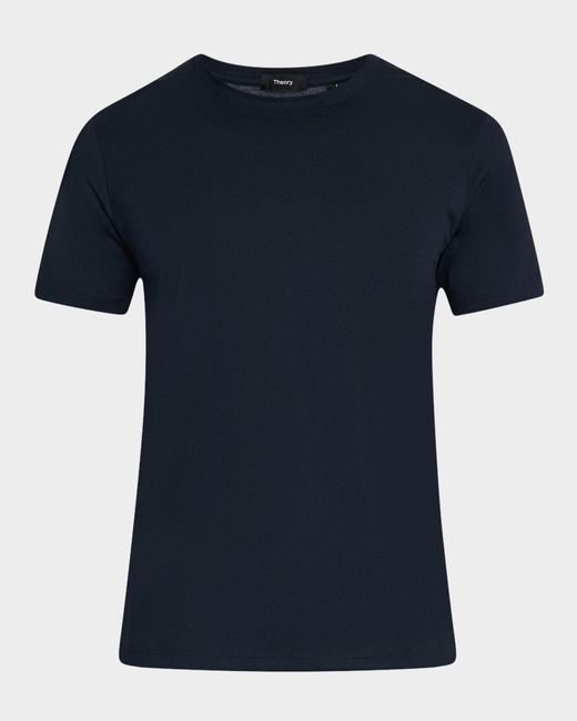 Theory Blue Apos;S Crewneck Precise Tee for men