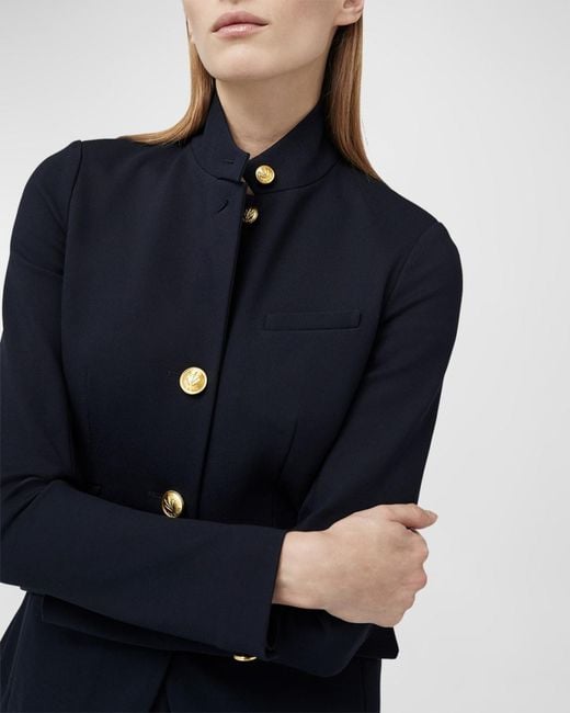 Rag & Bone Blue Slade Ponte Blazer