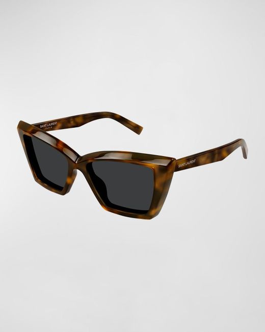 Saint Laurent Black 54mm Cat Eye Sunglasses