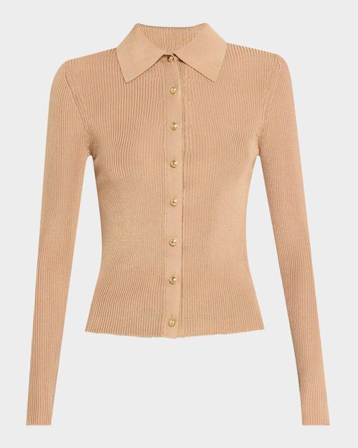 Alice + Olivia Nealie Cardigan in Soft White/Multi