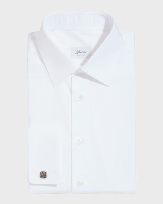 Brioni White Wardrobe Essential French-cuff Dress Shirt for men