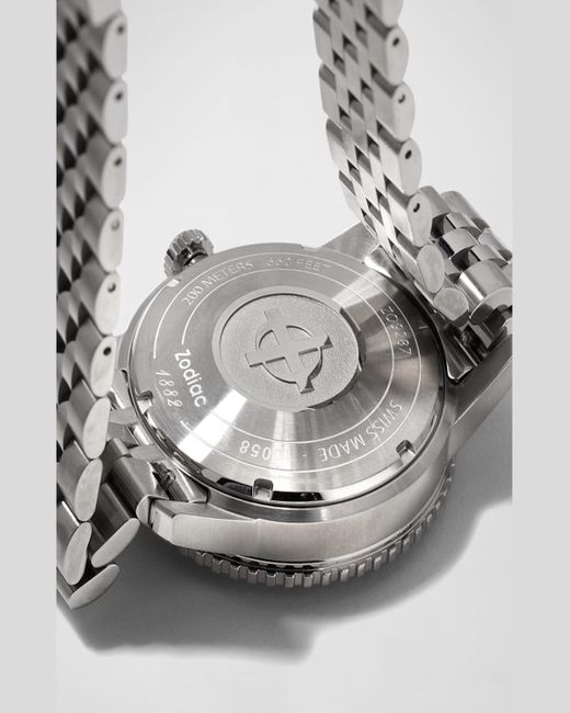 Zodiac Blue Super Sea Wolf 53 Compression Bracelet Watch for men