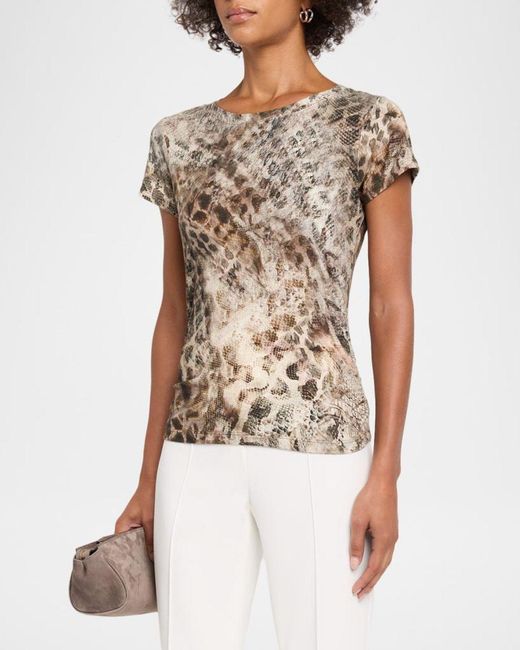 Ramy Brook Multicolor Kate Python T-Shirt
