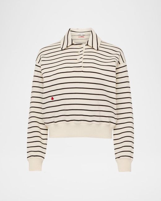 J.W. Anderson White Polo Sweatshirt