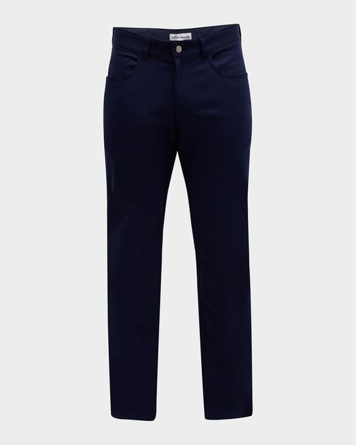 Peter Millar Blue Eb66 5-pocket Performance Pants for men