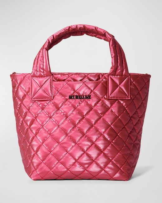 MZ Wallace Metro Deluxe Mini Tophandle Bag in Pink Lyst