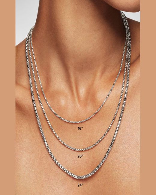 David Yurman White Crossover Diamond Bar Necklace