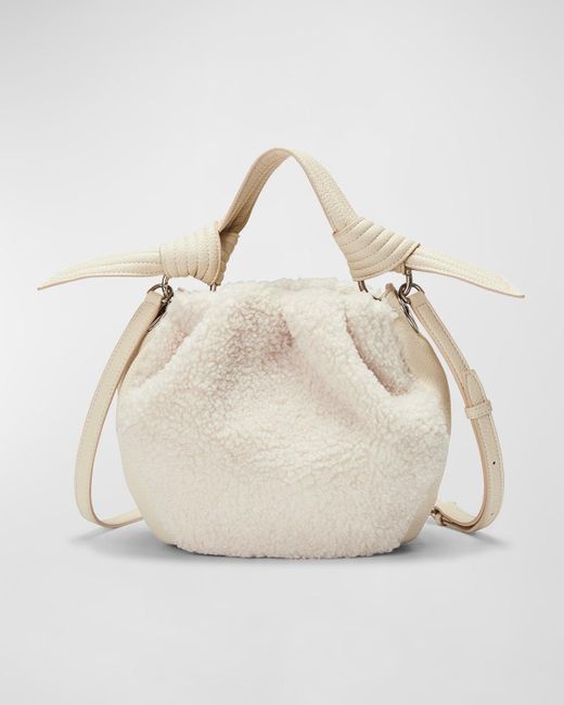 orYANY Natural Selena Eco-Fur Bucket Bag