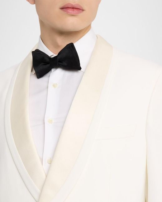 Brioni White Apos;S Trevi Single-Breasted Wool Dinner Jacket for men