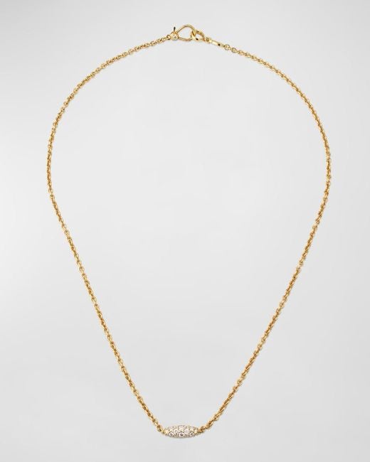 Paul Morelli Multicolor Pipette & Linea 18K Diamond Necklace