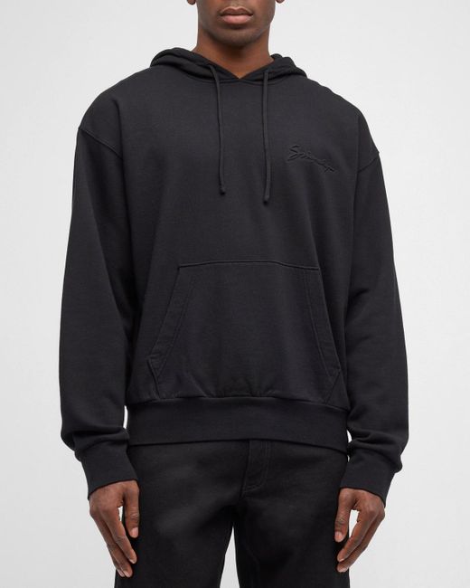 Givenchy Embossed Logo Hoodie in Blue for Men Lyst