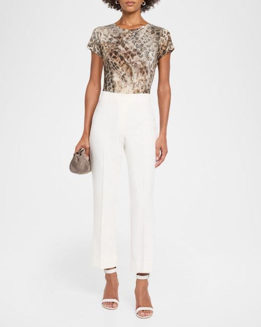 Ramy Brook Multicolor Kate Python T-Shirt