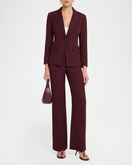 Veronica Beard Purple Isaac Dickey Jacket