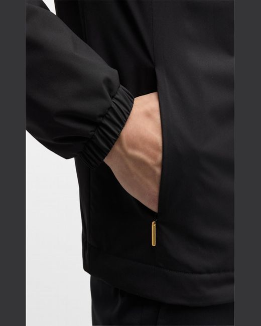 Stefano Ricci Black Sport Blouson Jacket for men