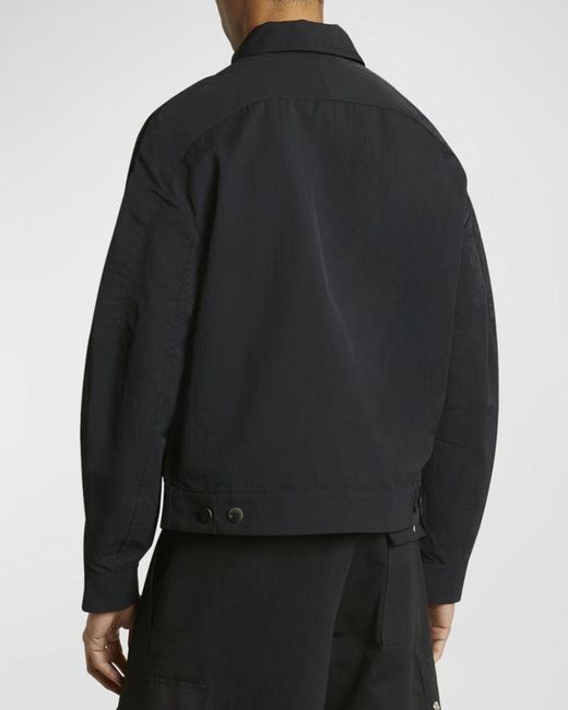 Jacquemus Black Apos;S Linu Nylon Jacket for men