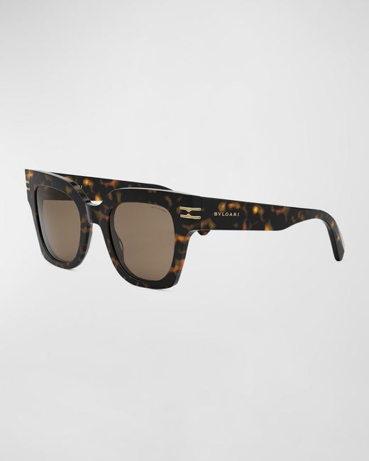 BVLGARI Brown B. Zero1 Geometric Sunglasses