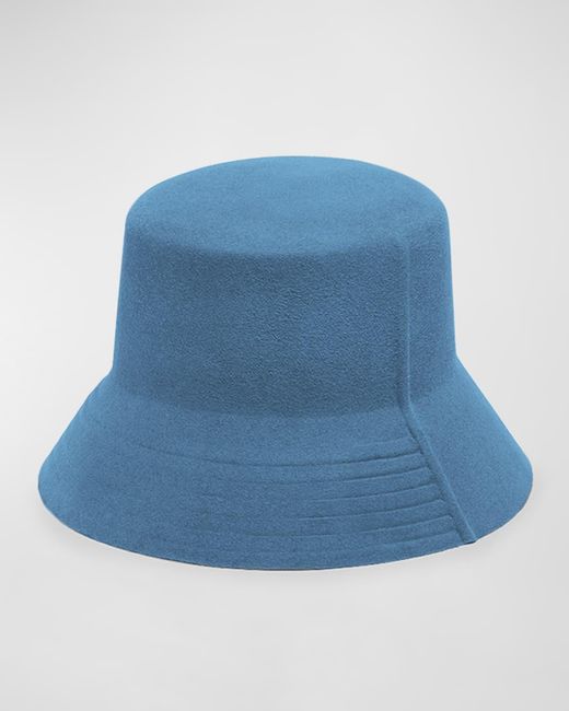 Barbisio Blue Becky Cashmere-wool Bucket Hat