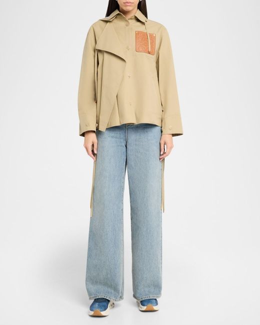Loewe Blue Cloudtilt Denim Sneakers
