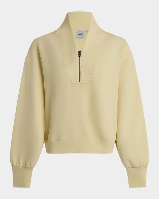 Varley Natural Davidson Partial-Zip Sweatshirt