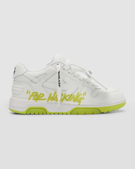 Off-White c/o Virgil Abloh Metallic Out Of Office For Walking Low-Top Sneakers for men