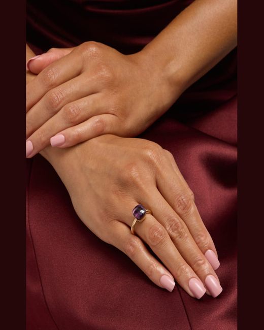 Pomellato Purple Nudo 18K Rose Classic Gemstone Ring