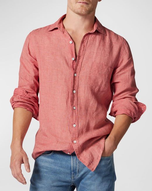 Rodd & Gunn Red Coromandel Long-Sleeve Woven Shirt for men