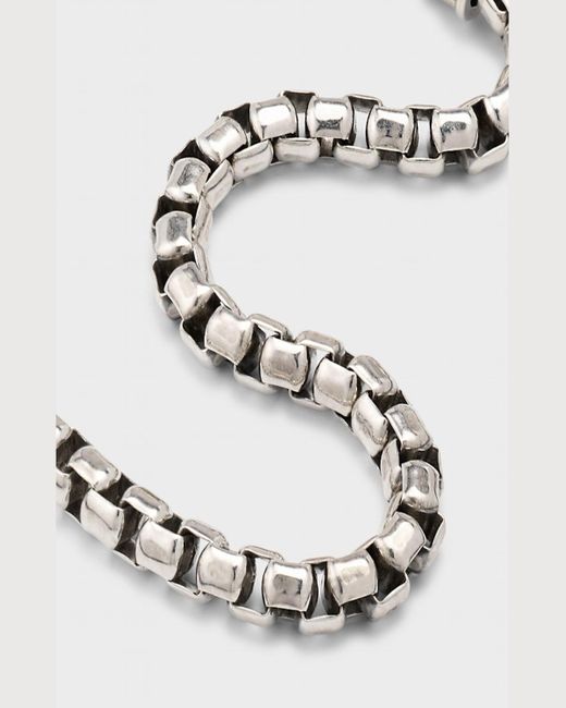 Konstantino Metallic Sterling Chain Bracelet for men