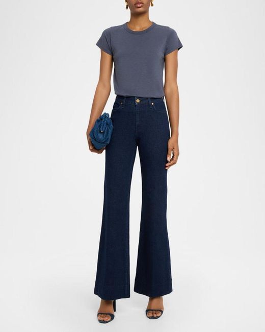 Rag & Bone Blue Ruby Flare Trouser Jeans