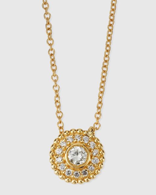 Miseno Metallic 18k Yellow Gold Diamond Marea Necklace