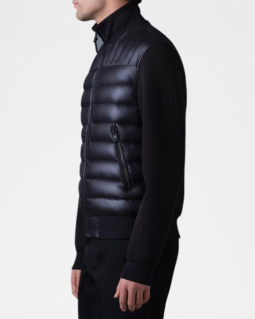 Mackage Black Apos;S Collin Mixed-Media Down Jacket for men