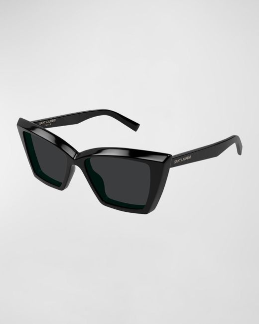 Saint Laurent Black 54mm Cat Eye Sunglasses