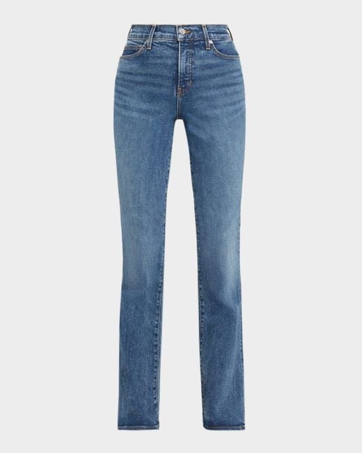 Veronica Beard Women's Blue Beverly High-Rise Skinny Flare Jeans
