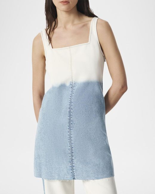 Rag & Bone Blue Featherweight Jayde Shift Dress