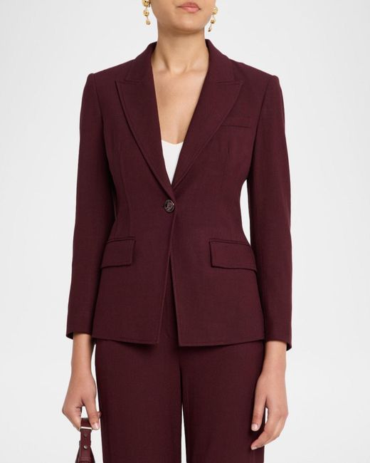 Veronica Beard Purple Isaac Dickey Jacket