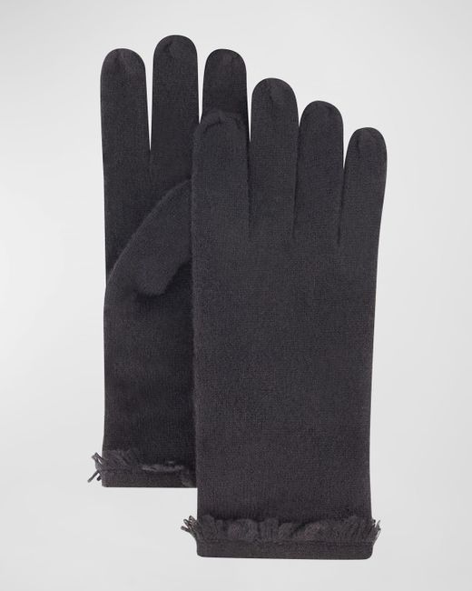 Gorski Blue Cashmere Gloves