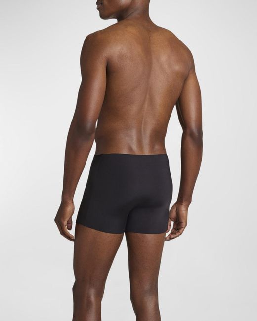 Commando Blue Apos;S Bonded Microtech Boxer Briefs for men