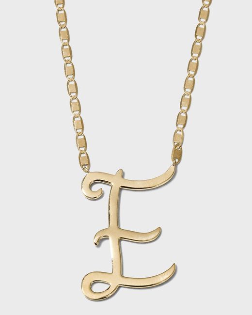 Lana Jewelry Metallic 14k Malibu Initial Necklace