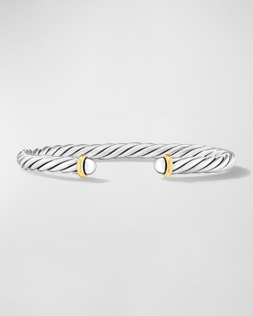 David Yurman Metallic Cable Flex Cuff Bracelet for men
