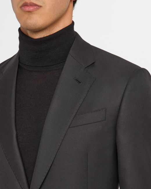 Giorgio Armani Soft Basic Two-piece Suit, Black for men