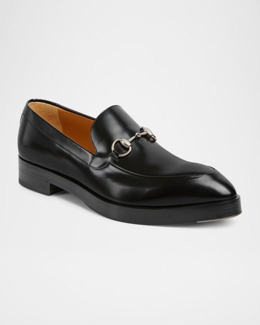 Gucci Black Apos;S Burn Bit Loafers for men