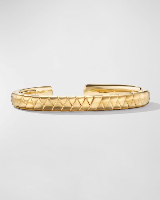 David Yurman Metallic Cairo Wrap Cuff Bracelet In 18k Yellow Gold, 8mm for men