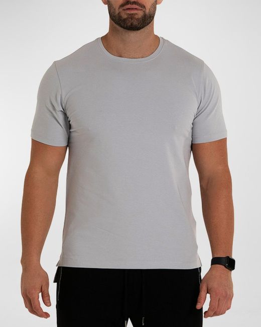 Maceoo Gray Simple T-Shirt for men
