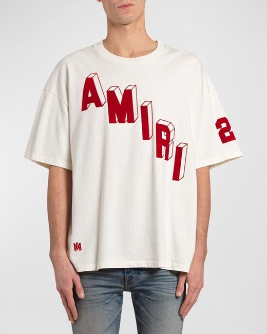 white and red t shirt mens