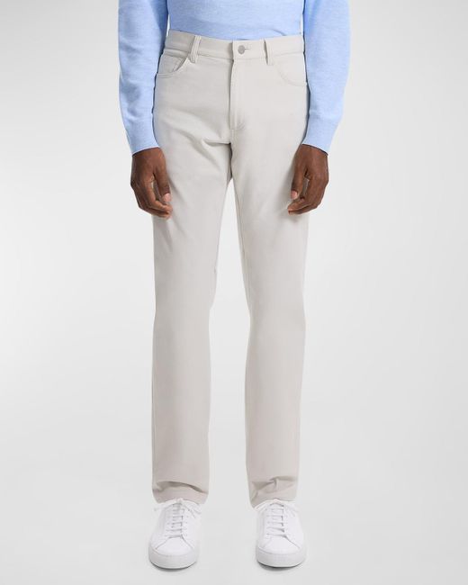 Theory White Raffi Pants In Neoteric Twill for men