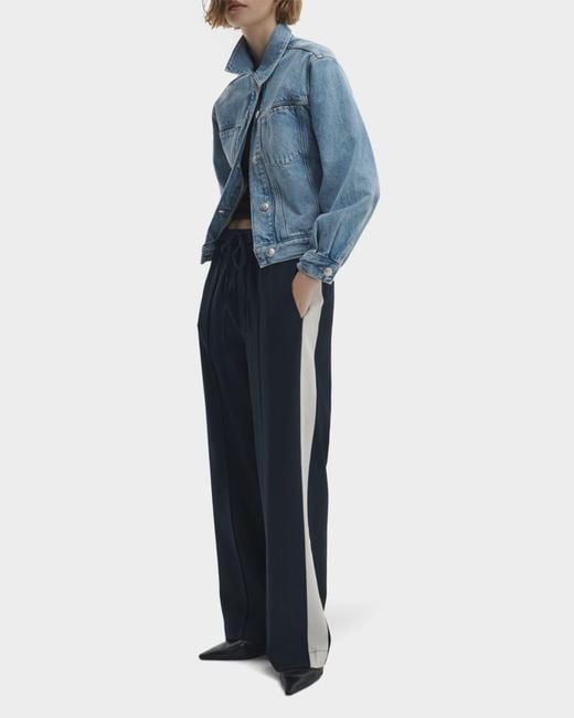 Rag & Bone Blue Marie Trucker Jacket